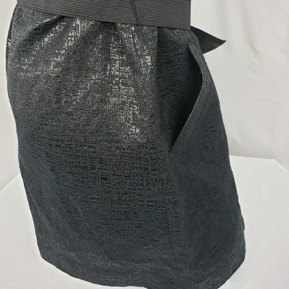 SimplyVera Wang Brocade Short Sleeve Trench Coat - Picture 5 of 8